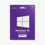 Windows 10 Pro | OEM Key - Packaging Image, Purple Background, Single PC License